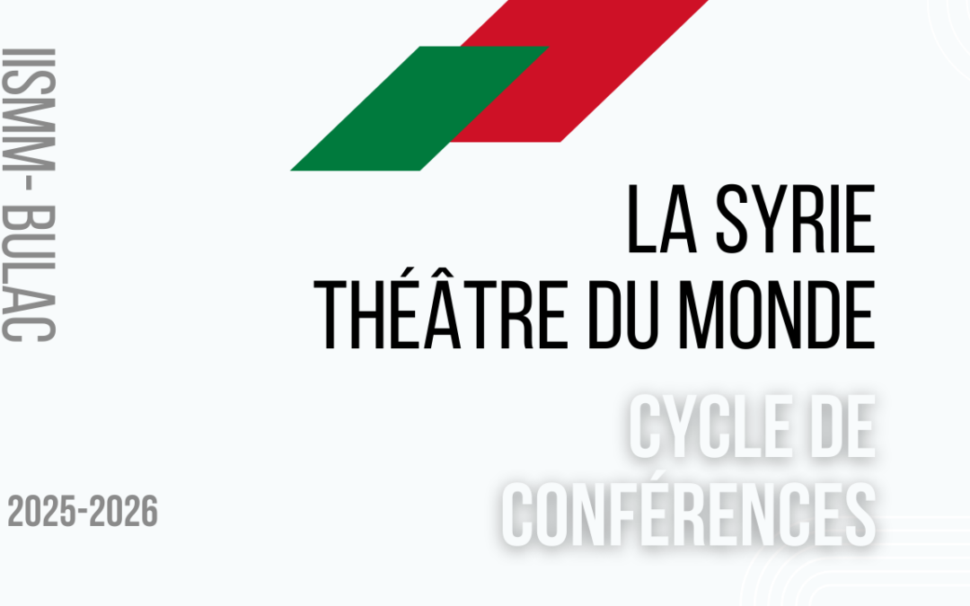 Conférence de Laura Ruiz de Elvira sur le thème « La Syrie se révolte »